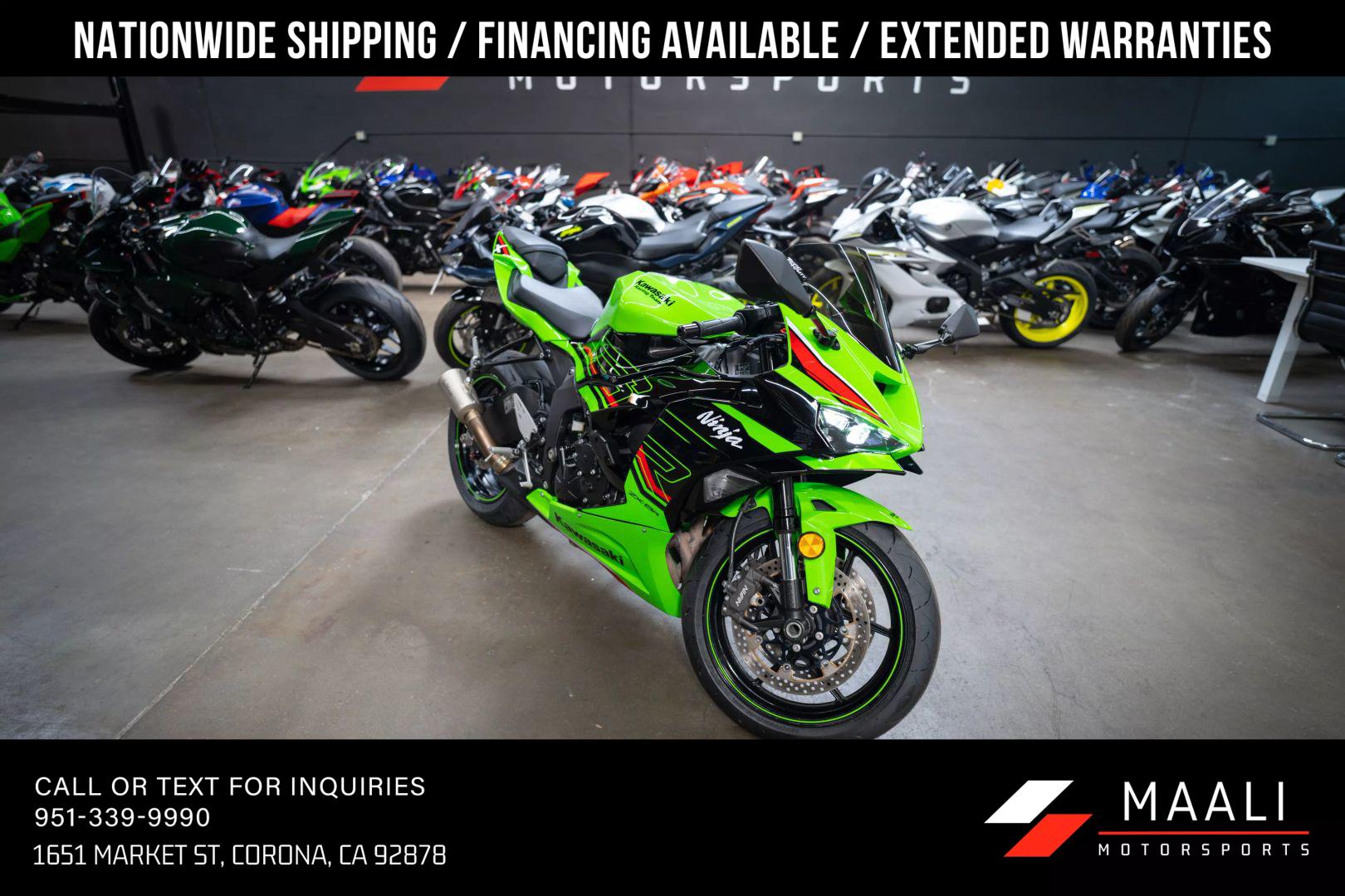 1本6,000円 Used 2024 Kawasaki Ninja ZX-6R KRT Edition For Sale (Sold) | Maali